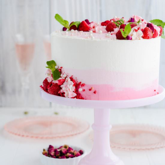 Raspberry Wine Cake - Recipe photo by TheCakeChica