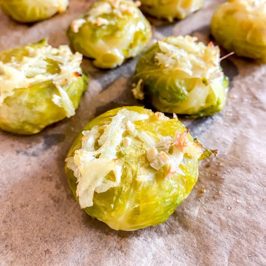 Ginger Brussels sprouts - Recipe photo by Low Histamine Kitchen