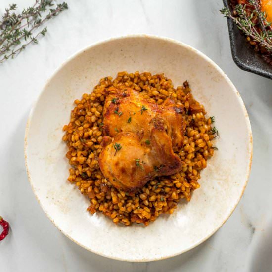 Chicken Barley Pulao - Recipe photo by chocolatesandchai