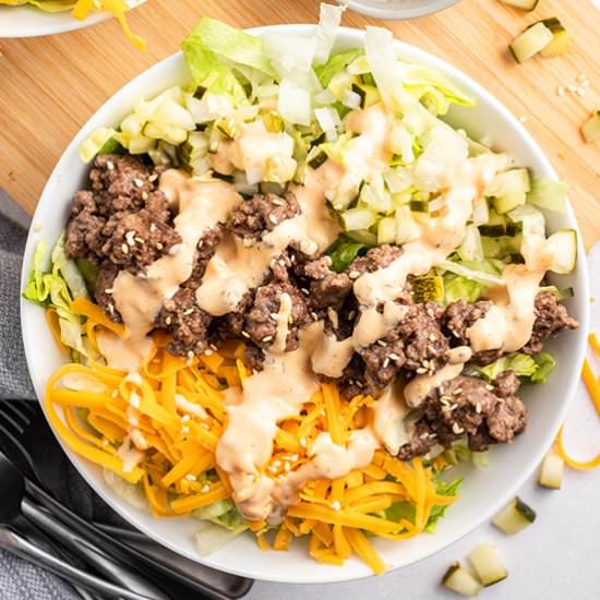 Big Mac Salad - Recipe photo by bellyfull
