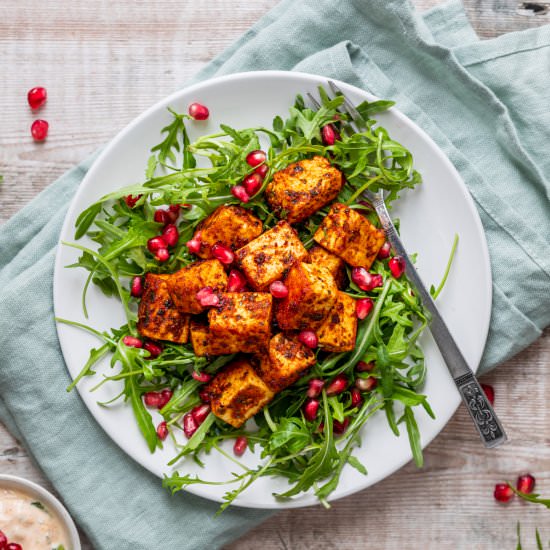 Marinated Paneer Salad - Recipe photo by Searchingforspice