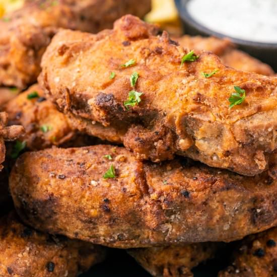 Vegan Fried Chicken - Recipe photo by lovingitvegan