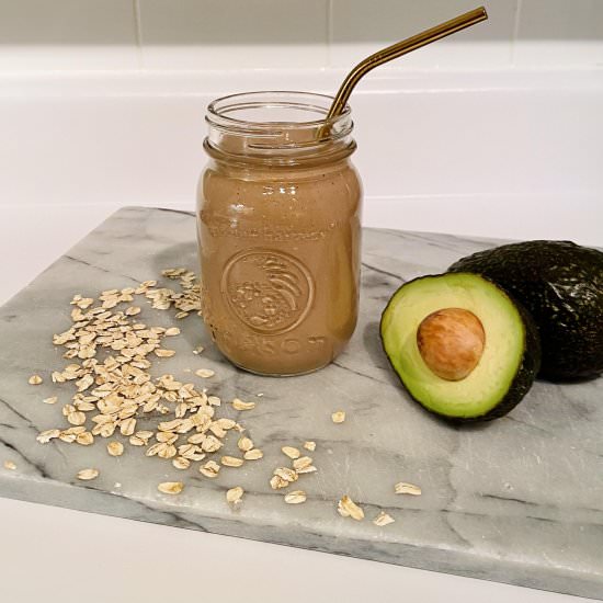 Chocolate Avocado Smoothie - Recipe photo by the.heart.dietitian