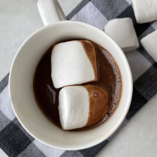 Oat Milk Hot Chocolate - Recipe photo by the.heart.dietitian