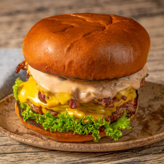 Wagyu Smash Burger in Beef Tallow - Recipe photo by Austin Eats