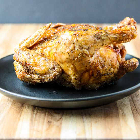 Air Fryer Cornish Hens - Recipe photo by the food blog