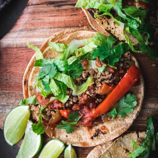 Walnut Lentil Taco Meat - Recipe photo by emily_garlichead