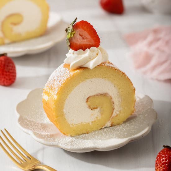 Japanese Roll Cake - Recipe photo by takestwoeggs