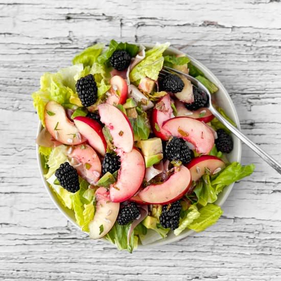 SUMMER BERRY MINT SALAD - Recipe photo by The Allergen Free Kitchen
