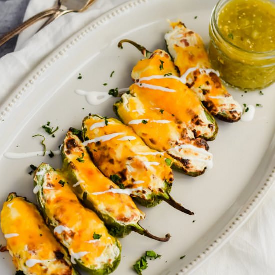 Cheesy Jalapeño Poppers - Recipe photo by apaigeofpositivity