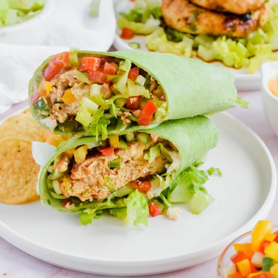 Fajita Burger Wrap - Recipe photo by apaigeofpositivity