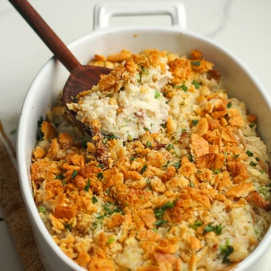 Leftover Turkey Rice Casserole - Recipe photo by suebeehomemaker