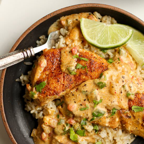 Creamy Jalapeno Chicken - Recipe photo by suebeehomemaker
