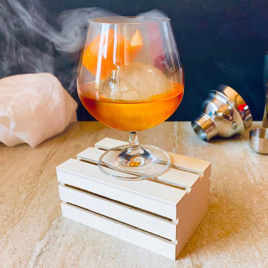 Smoked Old Fashioned - Recipe photo by AubreysKitchen
