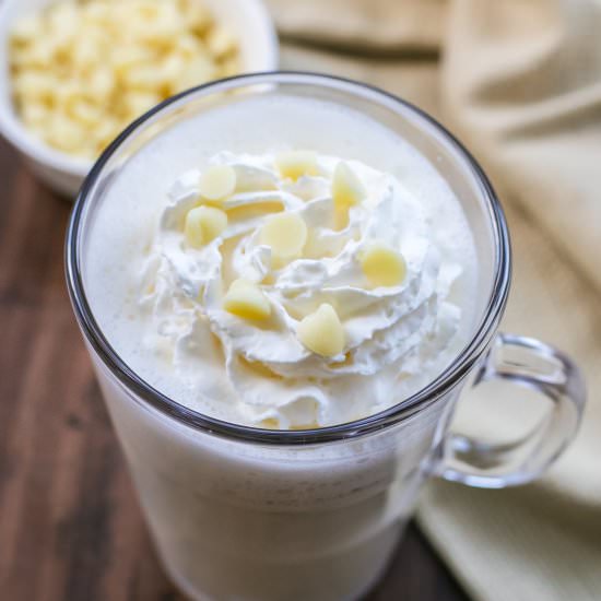 White Hot Chocolate - Recipe photo by littlebitrecipes