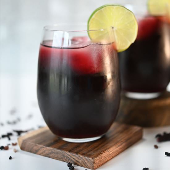 Low Carb Sangria - Recipe photo by tarasketokitchen