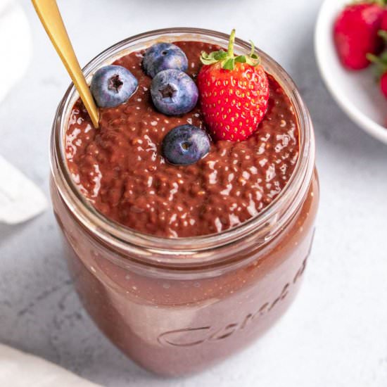 CHOCOLATE CHIA PUDDING - Recipe photo by healthyfitnessmeals