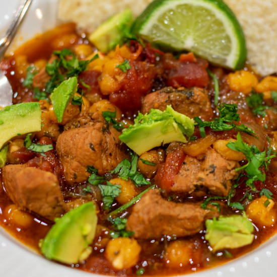 Instant Pot Mexican Posole Rojo - Recipe photo by parsley thyme limoncello