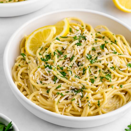 Creamy Vegan Lemon Pasta - Recipe photo by purelykaylie