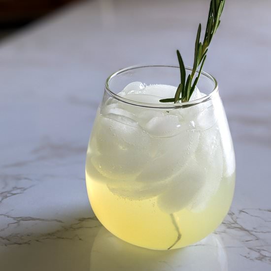 Rosemary Vodka Lemonade - Recipe photo by thecandidcooks