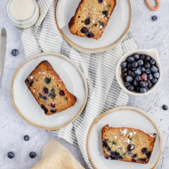 Blueberry Banana Bread - Recipe photo by apaigeofpositivity