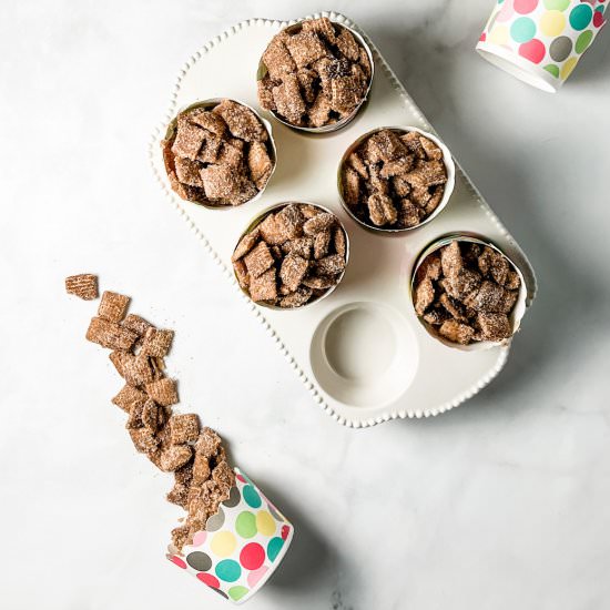churro muddy buddies - Recipe photo by sheri silver