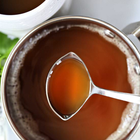 10 Healthy Benefits of Bone Broth - Recipe photo by Delightful Mom Food