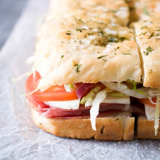 Italian Sub Party sliders - Recipe photo by sipandsanity
