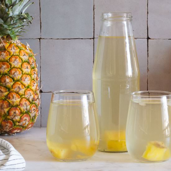 Pineapple Water - Recipe photo by Ourplantbasedworld