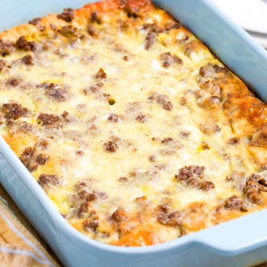 Crescent Roll Breakfast Casserole - Recipe photo by AllThingsMamma