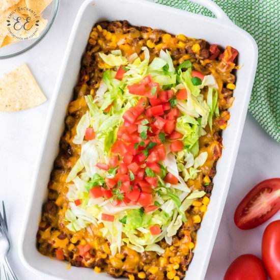 Taco Casserole - Recipe photo by emilyenchanted