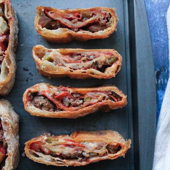 The Easiest Stromboli Pizza - Recipe photo by blessthismeal
