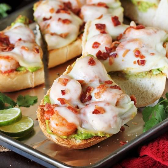 Guacamole Shrimp Melts - Recipe photo by thekitchenismyplayground