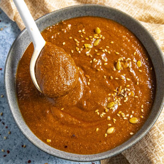 Pipian Rojo - Recipe photo by ChiliPepperMadness