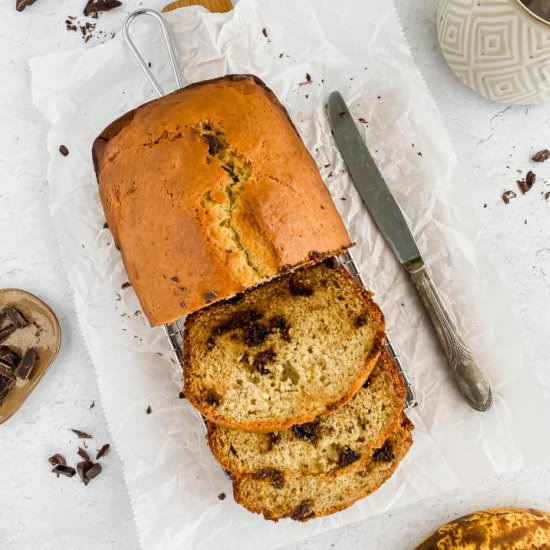 Chocolate Chip Banana Bread - Recipe photo by apaigeofpositivity