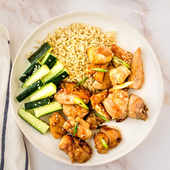Low Calorie Teriyaki Chicken Recipe - Recipe photo by fitsianfoodlife