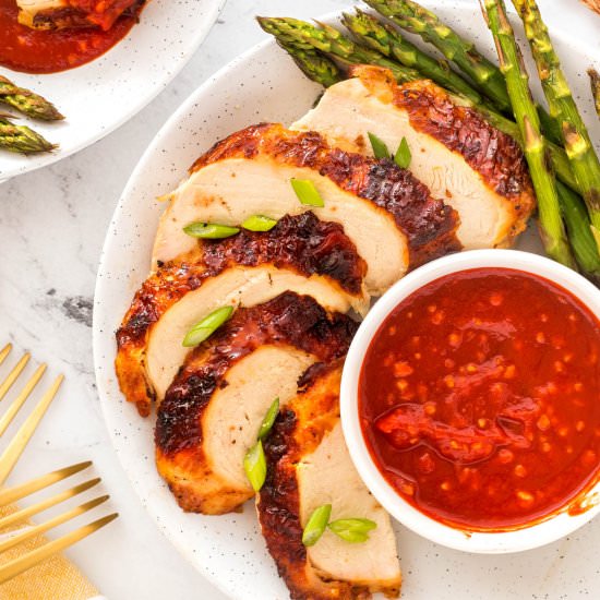 Grilled Gochujang Chicken - Recipe photo by BBQing With The Nolands