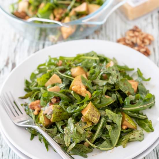 Rocket Pear Salad With Walnuts - Recipe photo by neilshealthymeals