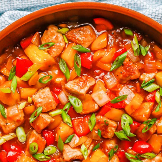 Sweet and sour pork - Recipe photo by Family Food on the Table