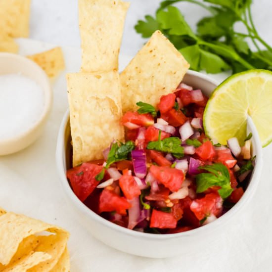 Pico De Gallo - Recipe photo by apaigeofpositivity