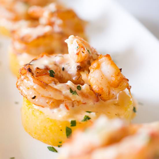 Shrimp, Polenta & Calabrian Cream - Recipe photo by sipandsanity