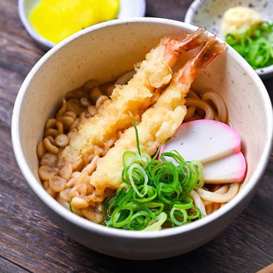 Shrimp Tempura Udon Soup - Recipe photo by Sudachi Recipes