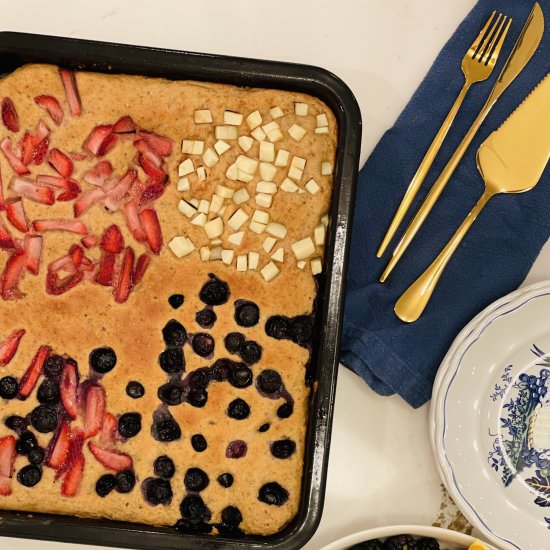 Whole Wheat Sheet Pan Pancakes - Recipe photo by The Ingredient Thief