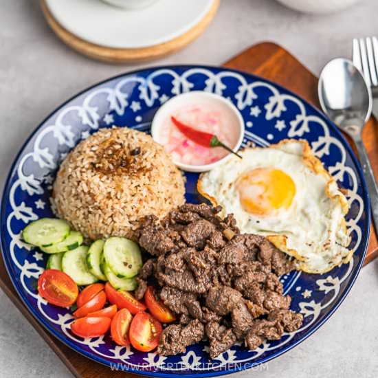 Beef Tapa for Tapsilog (Breakfast) - Recipe photo by Rivertenkitchen