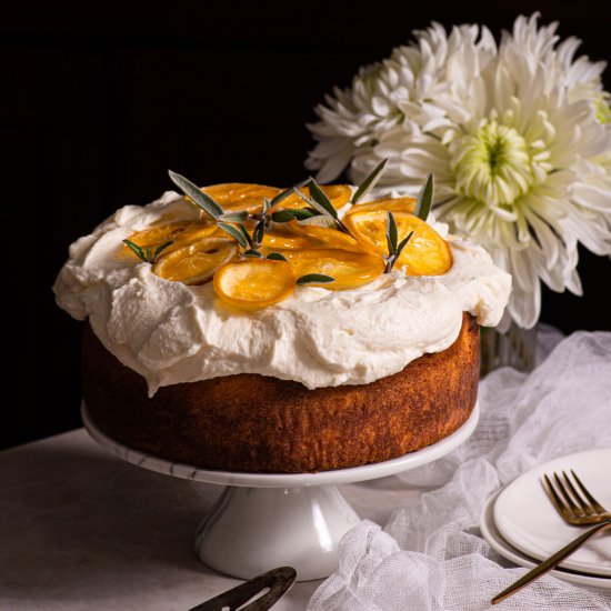 White Chocolate Limoncello Cake - Recipe photo by rhubarbandcod