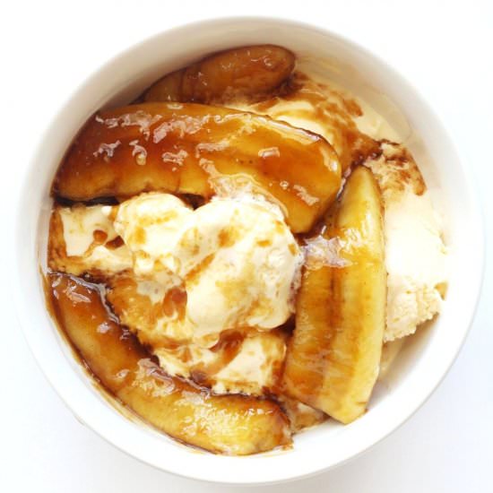How To Make Bananas Foster (Vegan) - Recipe photo by strengthandsunshine
