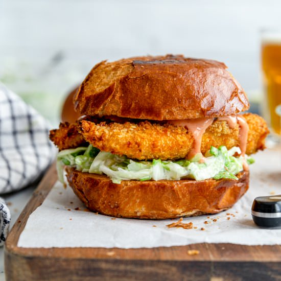Crispy Chicken Burger - Recipe photo by jernejkitchen