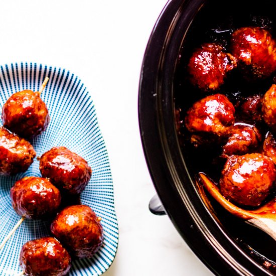 Grape Jelly Meatballs - Recipe photo by LifesLittleSweets