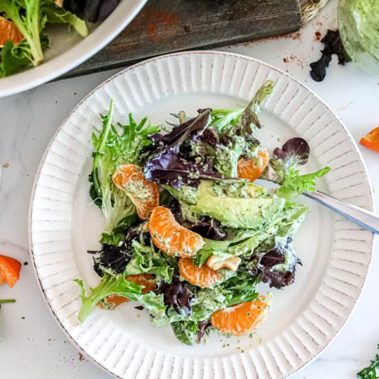 Spring Mix Salad - Recipe photo by dishnthekitchen