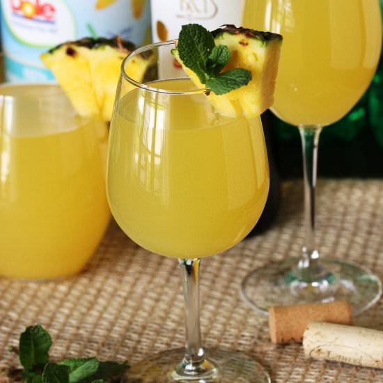 Pineapple Wine Cooler - Recipe photo by thekitchenismyplayground